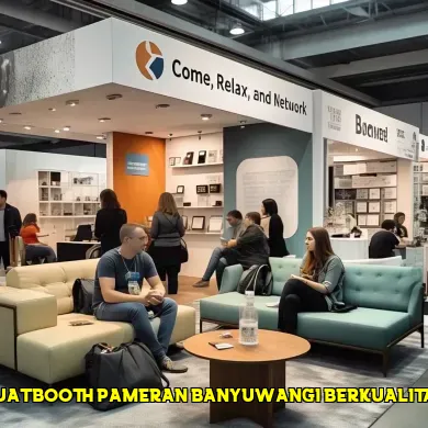 buat booth pameran banyuwangi berkualitas